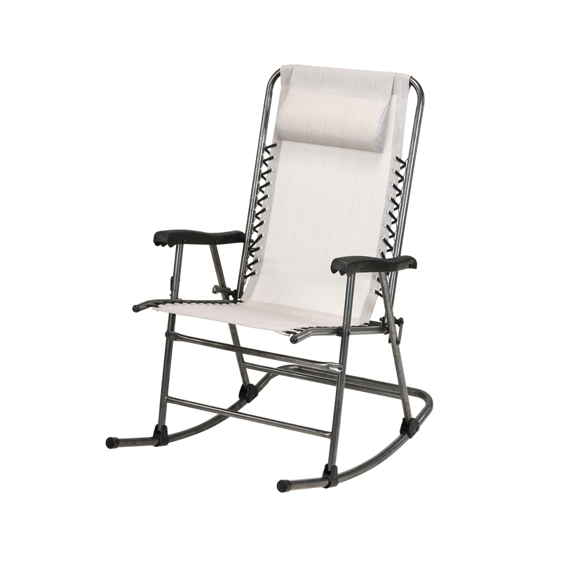 Mecedora plegable de tela Textilene, silla reclinable para Patio