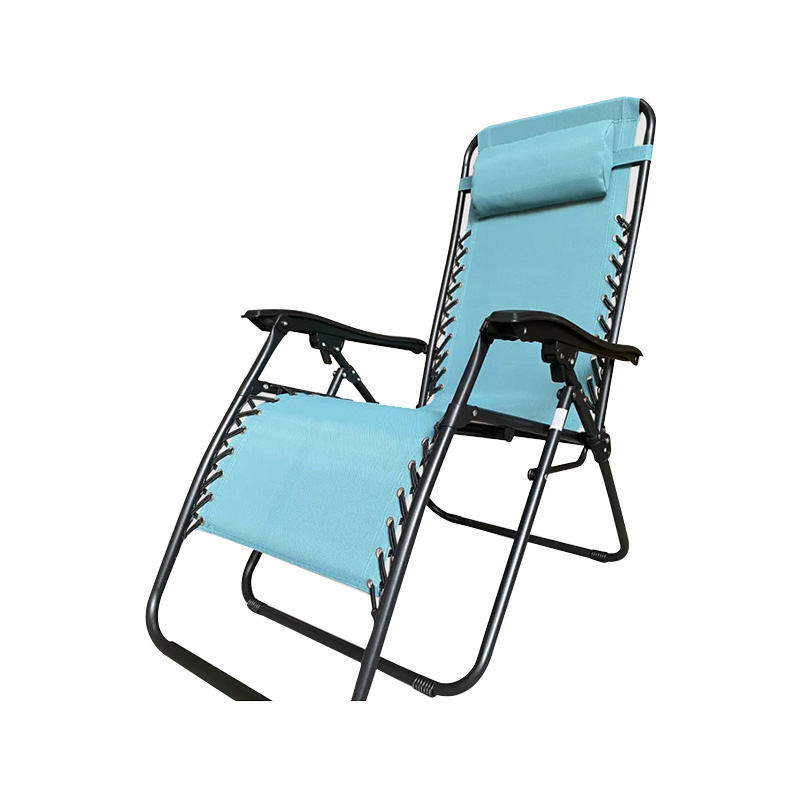 Silla reclinable plegable de tela Oxford para recreación al aire libre de gravedad cero